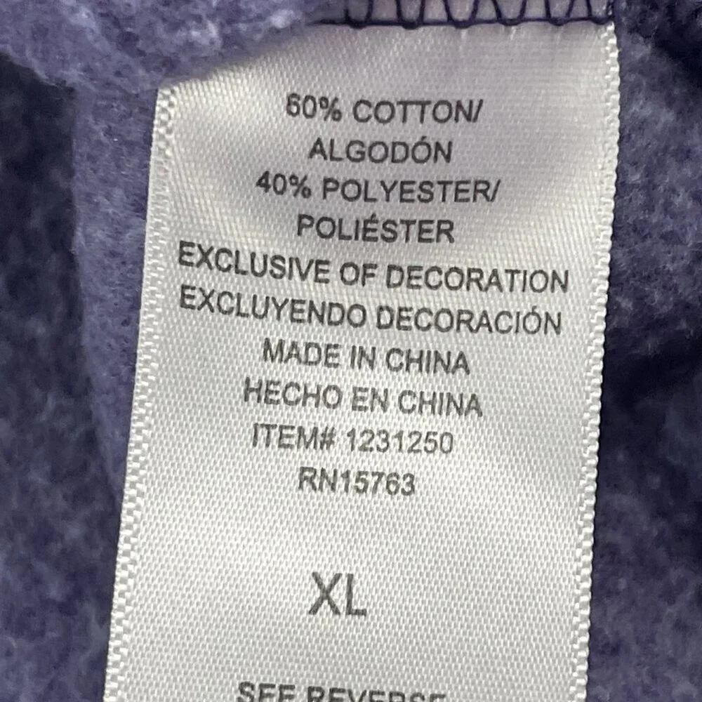 Washington Huskies Hoodie Men’s XL Purple Champion Pullover Sweatershirt Pocket